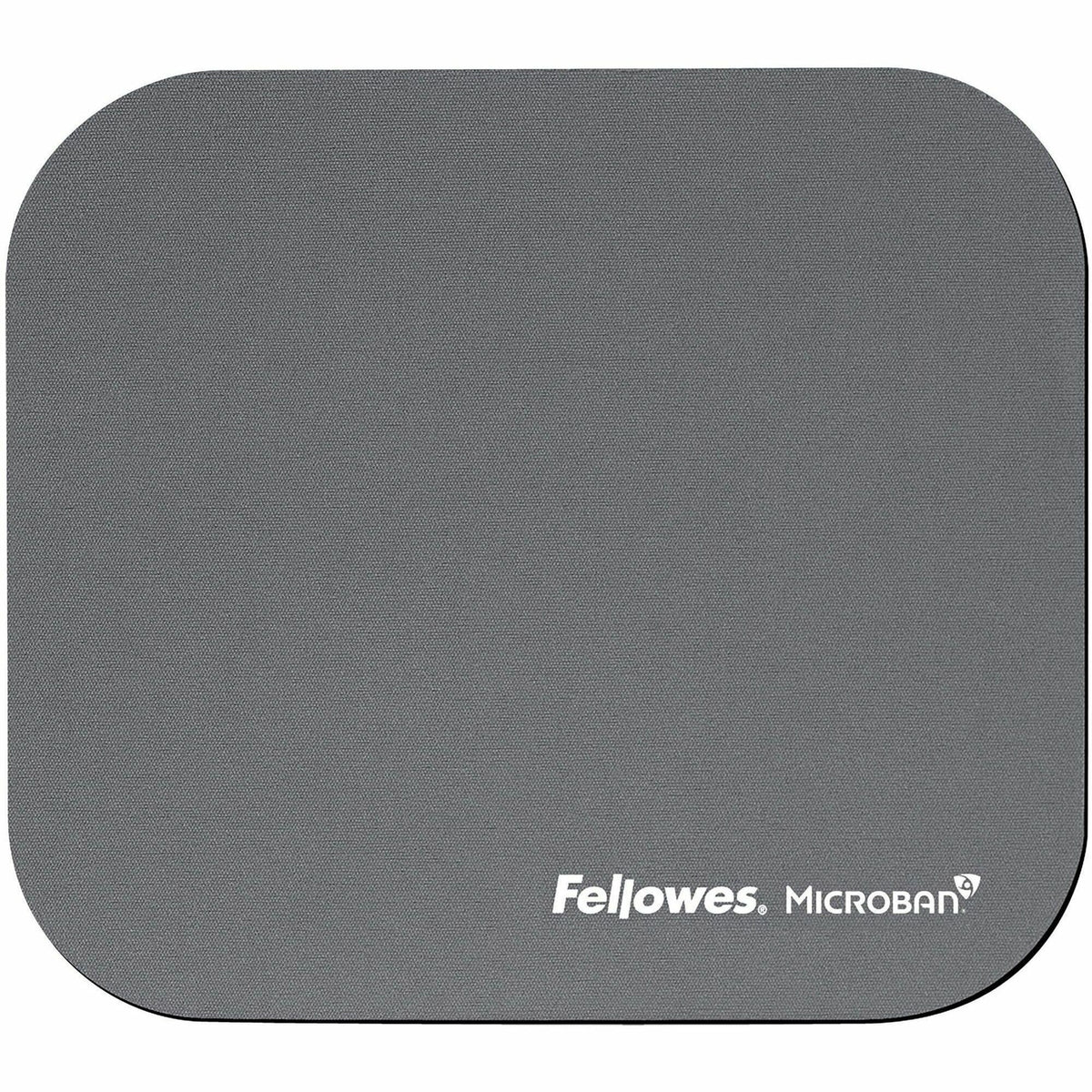 Fellowes Microban&reg; Mouse Pad - Graphite - 5934001