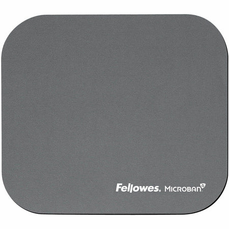 Fellowes Microban&reg; Mouse Pad - Graphite - 5934001