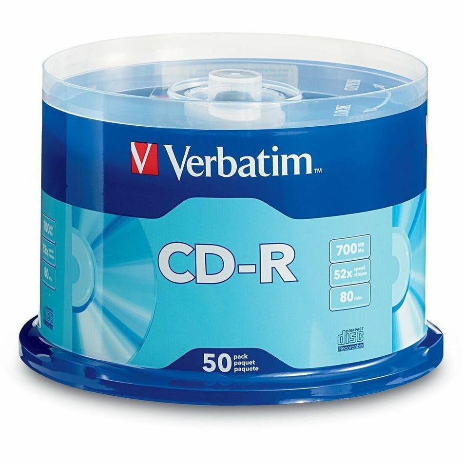 Verbatim 94691 CD Recordable Media - CD-R - 52x - 700 MB - 50 / Pack - 94691