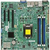 Supermicro X10SLM+-F Server Motherboard - Intel C224 Chipset - Socket H3 LGA-1150 - Micro ATX - MBD-X10SLM+-F-B