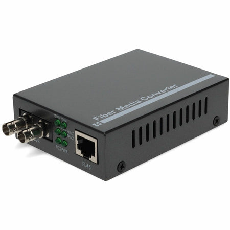 AddOn 10/100/1000Base-TX(RJ-45) to 1000Base-MX(ST) MMF 1310nm 2km Media Converter - ADD-GMC-MX-ST