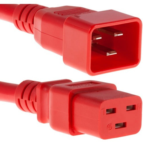 Unirise Red Power Cord C19-C20 - PWCDC19C2020A06FRED