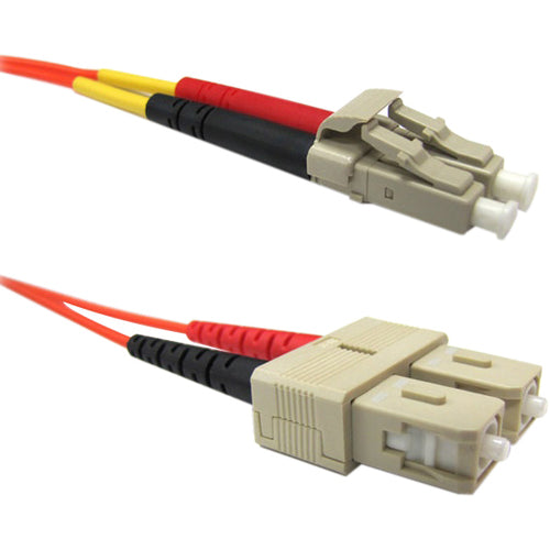 Weltron 10m LC/SC Multi-mode 62.5/125M Orange Fiber Patch Cable - 90-5002-10M