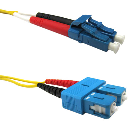 Weltron 5m LC/SC Single Mode 9/125M Yellow Fiber Patch Cable - 90-1502-5M