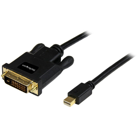 StarTech.com 6ft Mini DisplayPort to DVI Cable, Mini DP to DVI-D Adapter/Converter Cable, 1080p Video, mDP 1.2 to DVI Monitor/Display - MDP2DVIMM6B