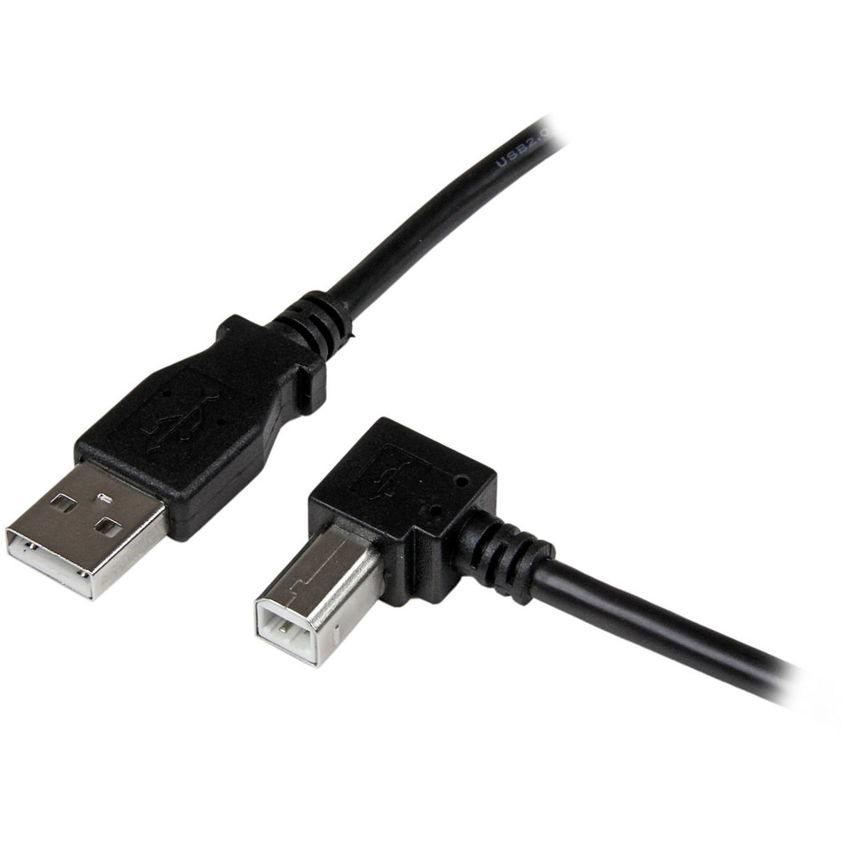 StarTech.com 1m USB 2.0 A to Right Angle B Cable - M/M - USBAB1MR