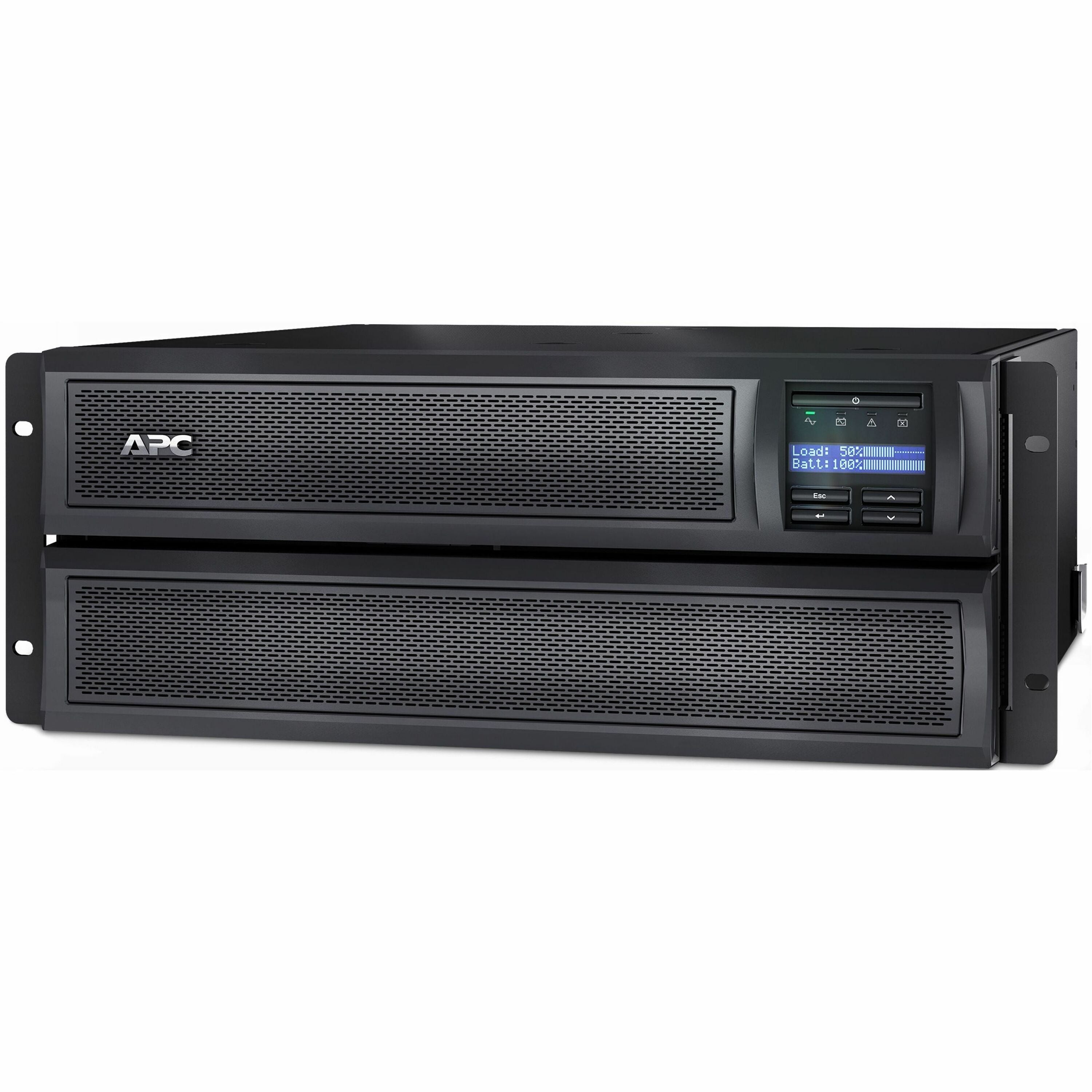 APC by Schneider Electric Smart-UPS X 3000VA Rack/Tower LCD 100-127V with Network Card - SMX3000LVNC