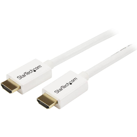 StarTech.com 10 ft CL3 Rated HDMI Cable w/ Ethernet, In Wall Rated HDMI Cable, 4K 30Hz UHD HDMI Cord, HDMI 1.4 Video/Display Cable, White - HD3MM3MW