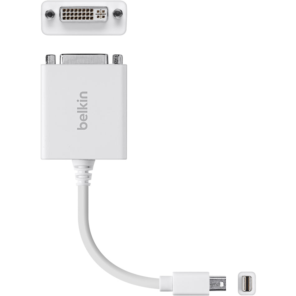 Belkin Mini DisplayPort to DVI Adapter, M/F, 1080p - F2CD051B