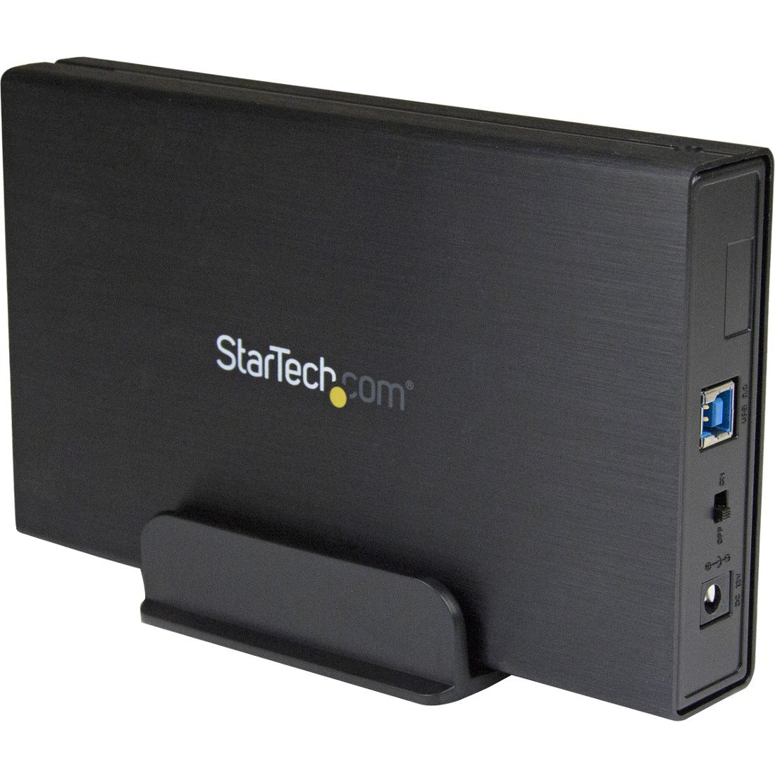 StarTech.com 3.5in Black USB 3.0 External SATA III Hard Drive Enclosure with UASP for SATA 6 Gbps &acirc;&euro;" Portable External HDD - S3510BMU33