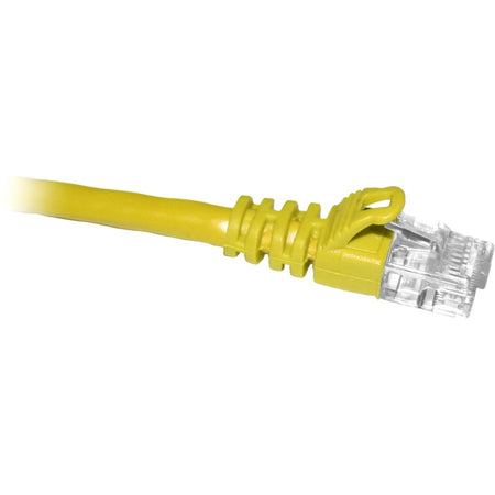 ENET Cat6 Yellow 7 Foot Patch Cable with Snagless Molded Boot (UTP) High-Quality Network Patch Cable RJ45 to RJ45 - 7Ft - C6-YL-7-ENC