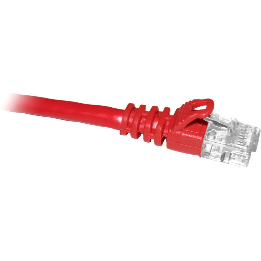 ENET Cat5e Red 25 Foot Patch Cable with Snagless Molded Boot (UTP) High-Quality Network Patch Cable RJ45 to RJ45 - 25Ft - C5E-RD-25-ENC