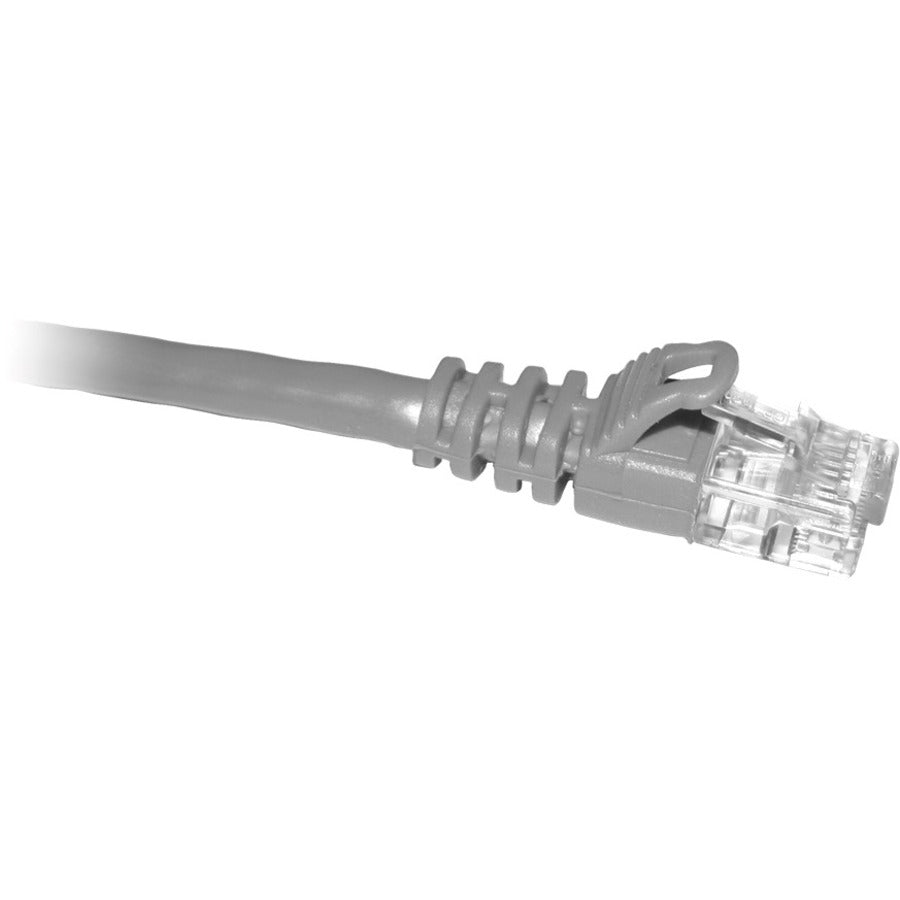 ENET Cat5e Gray 50 Foot Patch Cable with Snagless Molded Boot (UTP) High-Quality Network Patch Cable RJ45 to RJ45 - 50Ft - C5E-GY-50-ENC