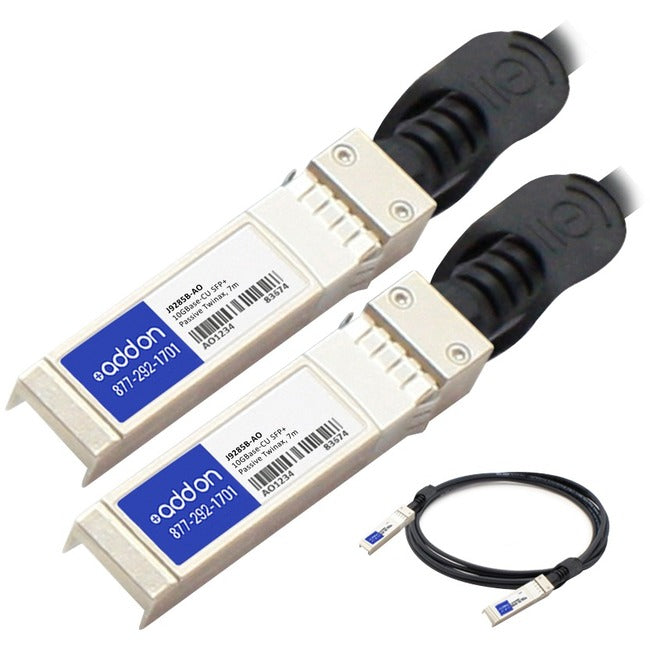 AddOn HP J9285B Compatible 10GBase-CU SFP+ to SFP+ Direct Attach Cable (Passive Twinax, 7m) - J9285B-AO