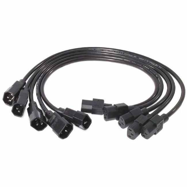 Power Cord Kit (5 ea), C13 to C14, 0.6m - AP9890
