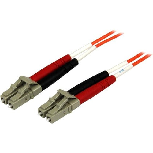 StarTech.com 2m Fiber Optic Cable - Multimode Duplex 50/125 - OFNP Plenum - LC/LC - OM2 - LC to LC Fiber Patch Cable - 50FIBPLCLC2