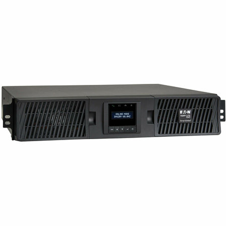 Eaton Tripp Lite Series SmartOnline 1000VA 900W 120V Double-Conversion UPS - 8 Outlets, Extended Run, Network Card Included, LCD, USB, DB9, 2U Rack/Tower - SU1000RTXLCD2UN