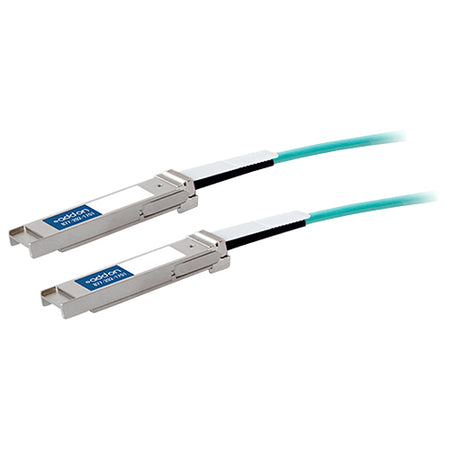 AddOn Dell Force10 CBL-QSFP-40GE-50M Compatible TAA Compliant 40GBase-AOC QSFP+ to QSFP+ Direct Attach Cable (850nm, MMF, 50m) - CBL-QSFP-40GE-50M-AO