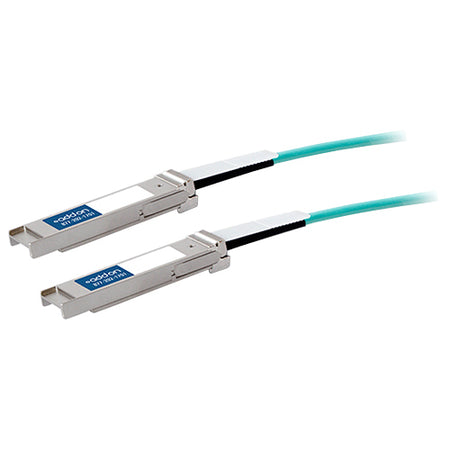 AddOn Dell Force10 CBL-QSFP-40GE-10M Compatible TAA Compliant 40GBase-AOC QSFP+ to QSFP+ Direct Attach Cable (850nm, MMF, 10m) - CBL-QSFP-40GE-10M-AO
