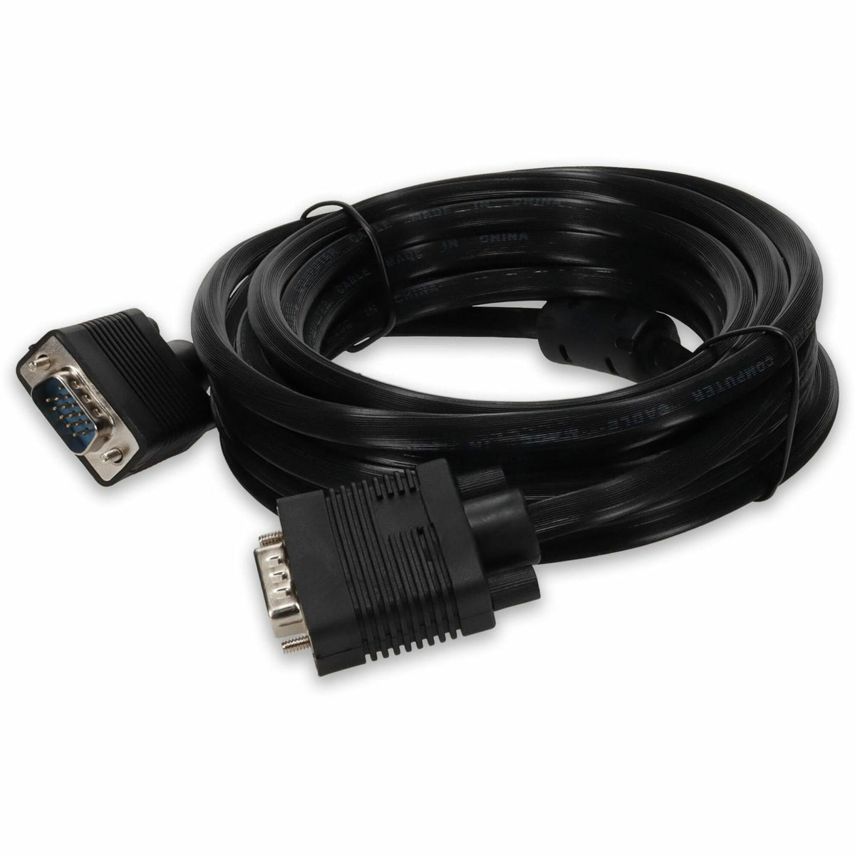 AddOn 5-Pack of 6ft VGA Male to VGA Male Black Cables For Resolution Up to 1920x1200 (WUXGA) - VGAMM6-5PK