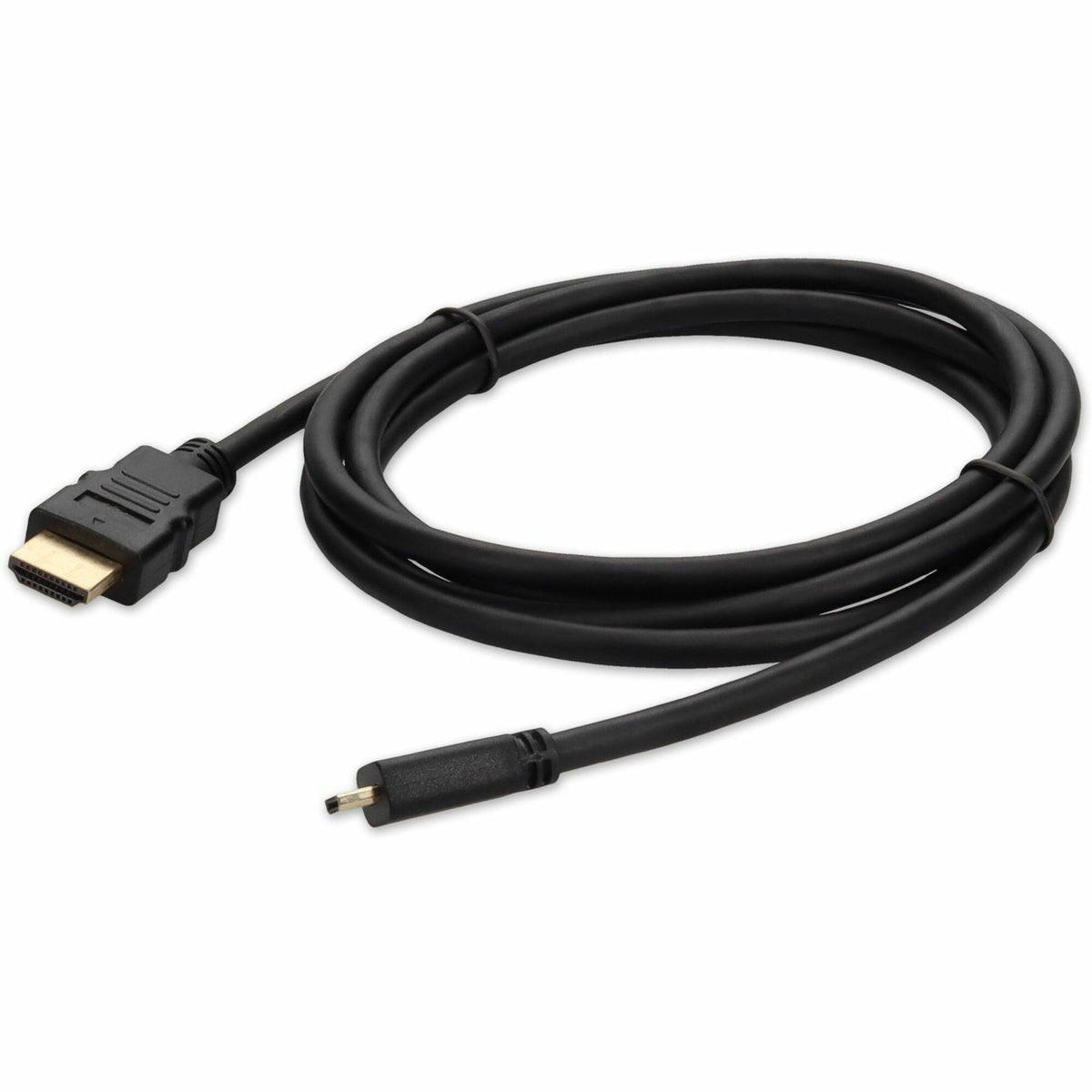 AddOn 5-Pack of 3ft HDMI 1.4 Male to Micro-HDMI 1.4 Male Black Cables For Resolution Up to 4096x2160 (DCI 4K) - HDMI2MHDMI3-5PK