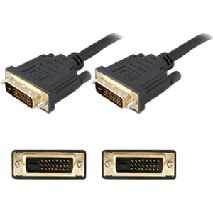 5PK 15ft DVI-D Single Link (18+1 pin) Male to DVI-D Single Link (18+1 pin) Male Black Cables For Resolution Up to 1920x1200 (WUXGA) - DVID2DVIDSL15F-5PK
