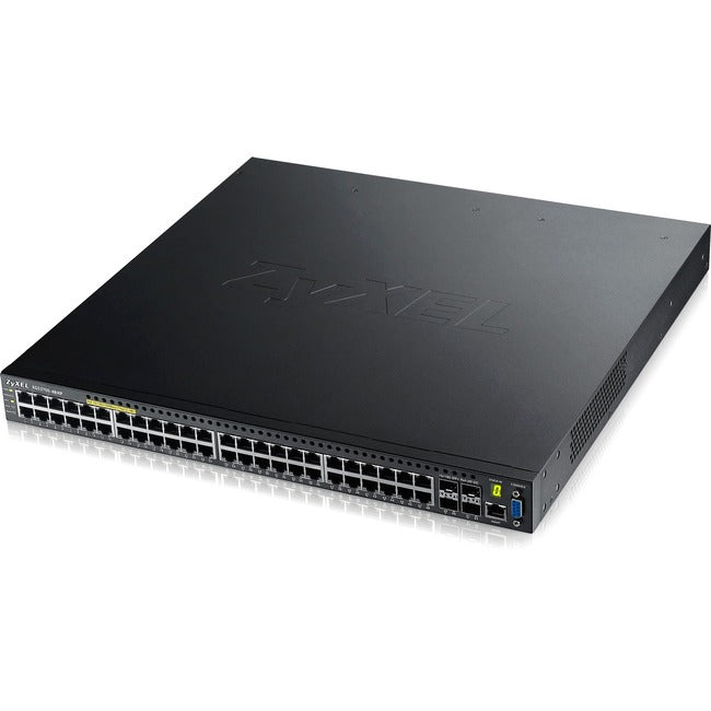 ZYXEL 48-Port GbE L2+ PoE Switch with 10GbE Uplink - XGS3700-48HP