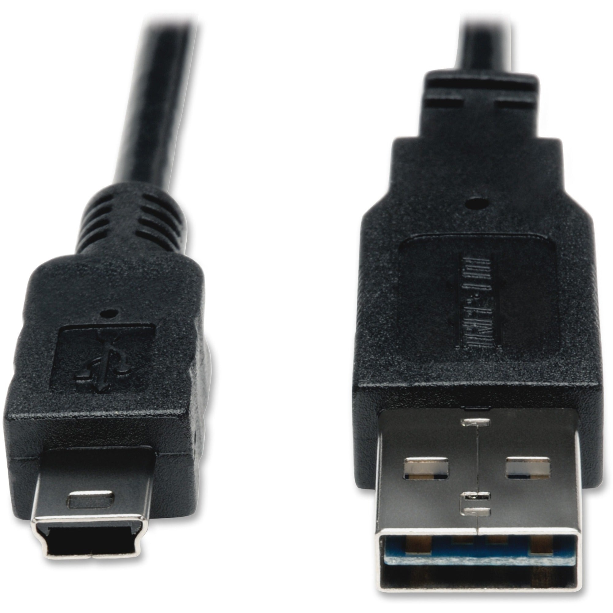 Eaton Tripp Lite Series Universal Reversible USB 2.0 Cable (Reversible A to 5Pin Mini B M/M), 6 ft. (1.83 m) - UR030-006