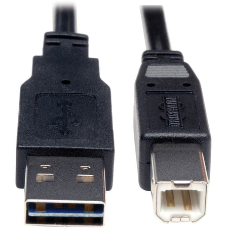 Eaton Tripp Lite Series Universal Reversible USB 2.0 Cable (Reversible A to B M/M), 10 ft. (3.05 m) - UR022-010