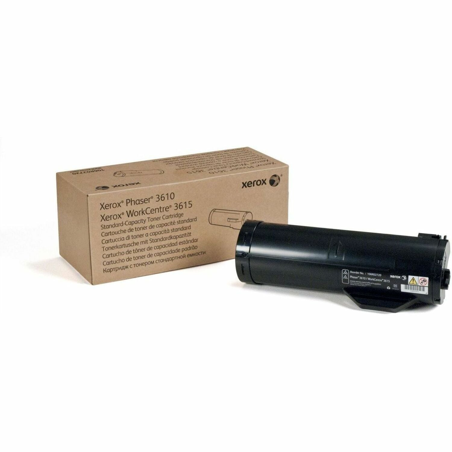 Xerox Genuine Phaser&reg; 3610, WorkCentre&reg; 3615 Black Standard capacity Toner Cartridge (5900 Pages) - 106R02720 - 106R02720