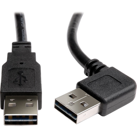Eaton Tripp Lite Series Universal Reversible USB 2.0 Cable (Right/Left-Angle Reversible A to Reversible A M/M), 6 ft. (1.83 m) - UR020-006-RA