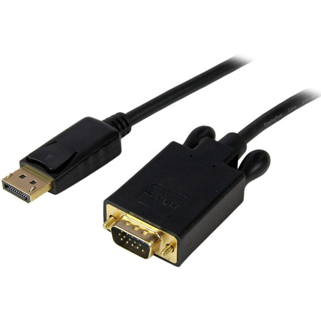 StarTech.com 10ft (3m) DisplayPort to VGA Cable, Active DisplayPort to VGA Adapter Cable, 1080p Video, DP to VGA Monitor Converter Cable - DP2VGAMM10B