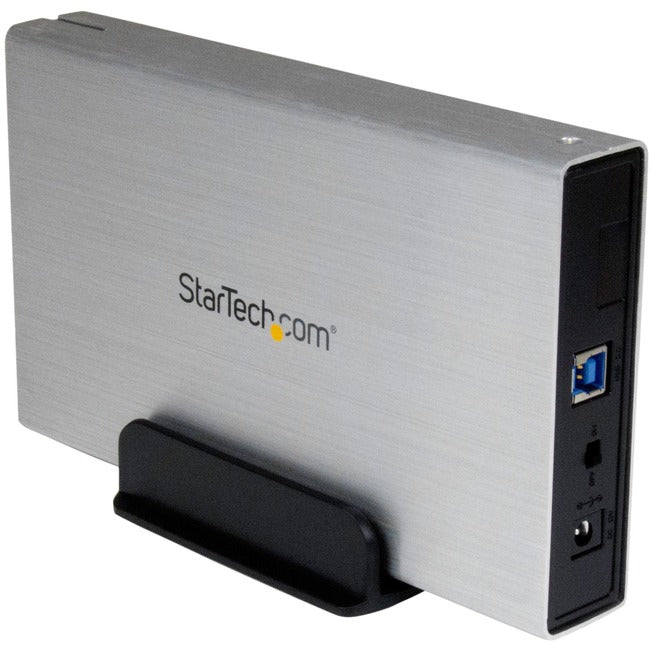 StarTech.com 3.5in Silver USB 3.0 External SATA III Hard Drive Enclosure with UASP &acirc;&euro;" Portable External HDD - S3510SMU33