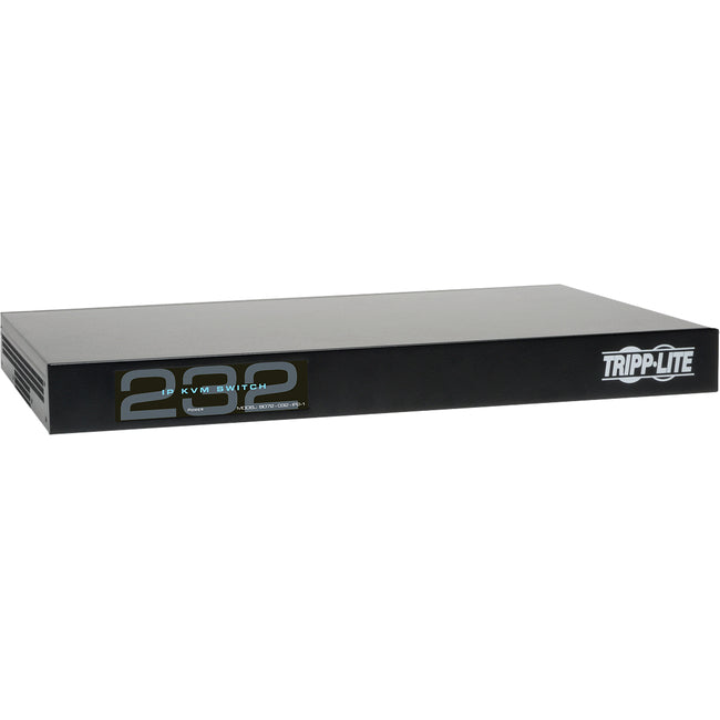 Tripp Lite by Eaton NetCommander 32-Port Cat5 KVM over IP Switch - 2 Remote + 1 Local User, 1U Rack-Mount - B072-032-IP2