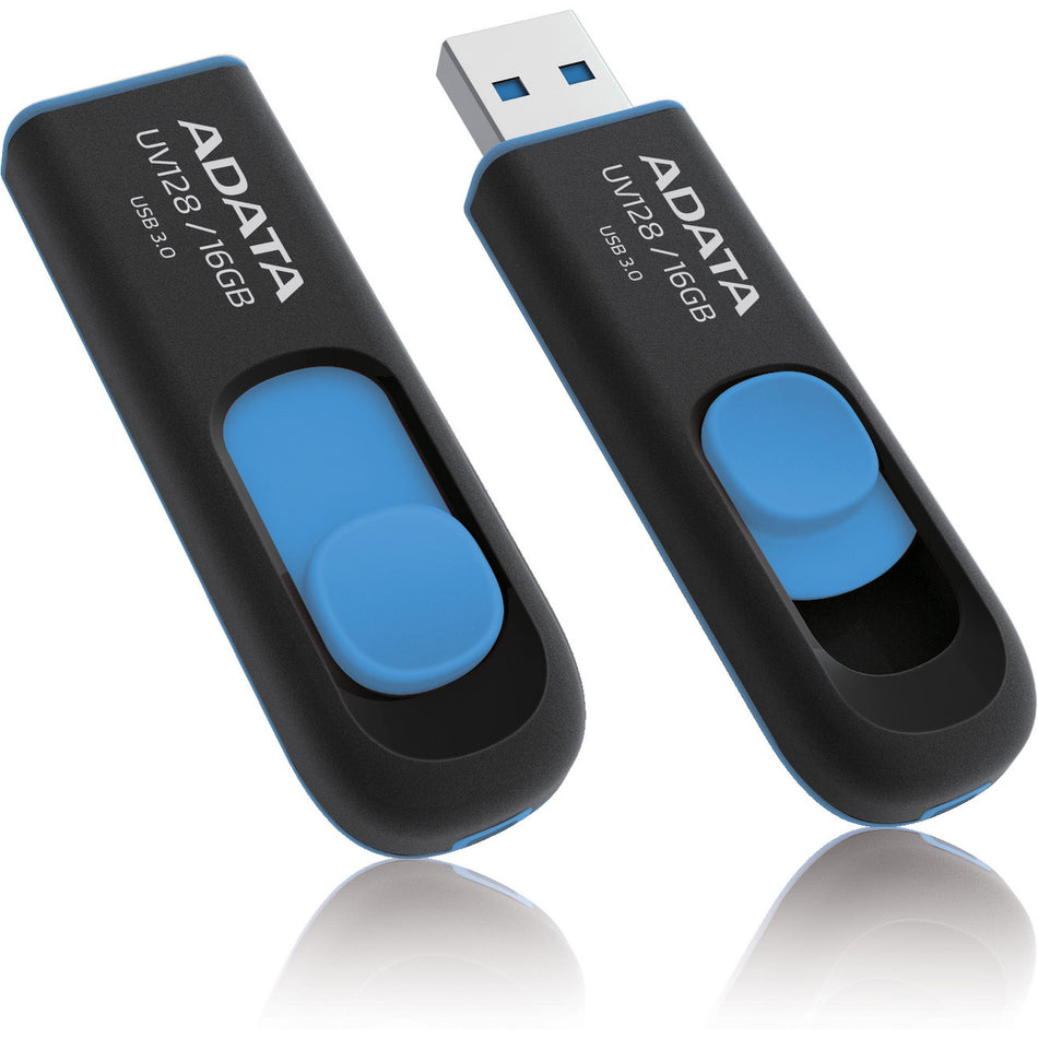 Adata 16GB DashDrive UV128 USB 3.0 Flash Drive - AUV128-16G-RBE