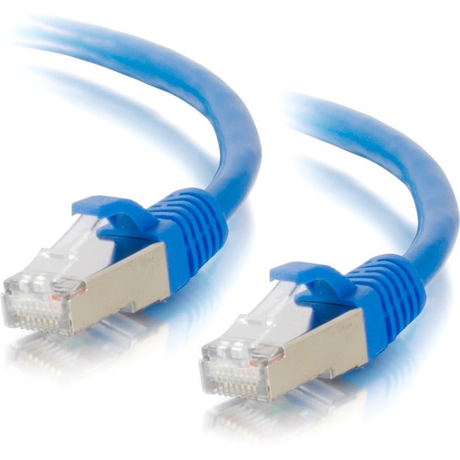 C2G-2ft Cat6a Snagless Shielded (STP) Network Patch Cable - Blue - 00673