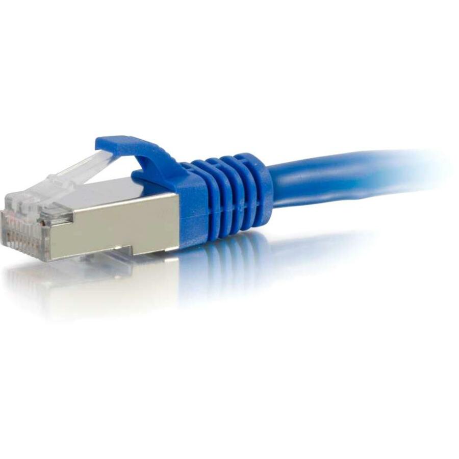 C2G-15ft Cat6a Snagless Shielded (STP) Network Patch Cable - Blue - 00684