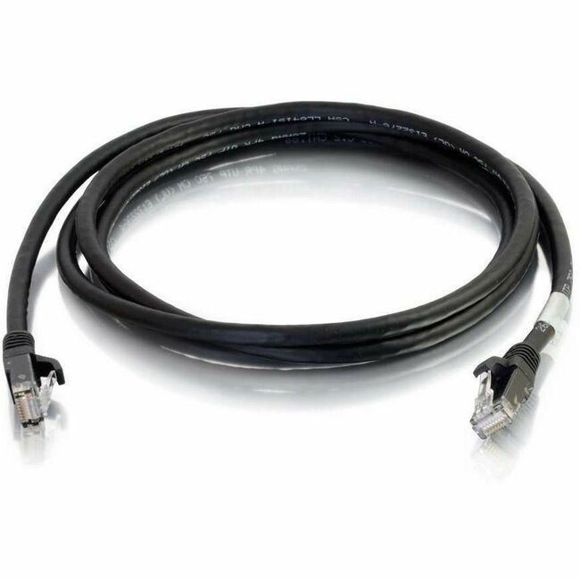 C2G 6ft Cat6a Snagless Unshielded (UTP) Ethernet Cable - Cat6a Network Patch Cable - PoE - Black - 00728