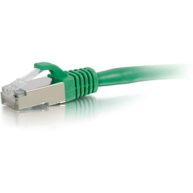 C2G 5ft Cat6 Snagless Shielded (STP) Network Patch Cable - Green - 00829