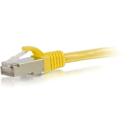 C2G-1ft Cat6 Snagless Shielded (STP) Network Patch Cable - Yellow - 00859