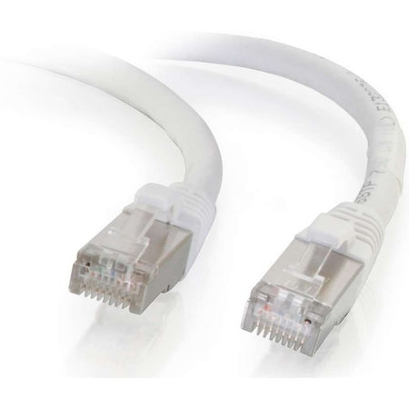 C2G-30ft Cat6 Snagless Shielded (STP) Network Patch Cable - White - 00929