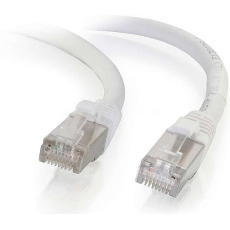 C2G-35ft Cat6 Snagless Shielded (STP) Network Patch Cable - White - 00930