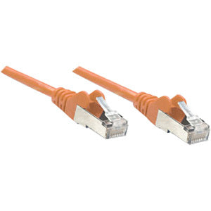 Intellinet Network Solutions Cat6 UTP Network Patch Cable, 1.5 ft (0.5 m), Orange - 342230