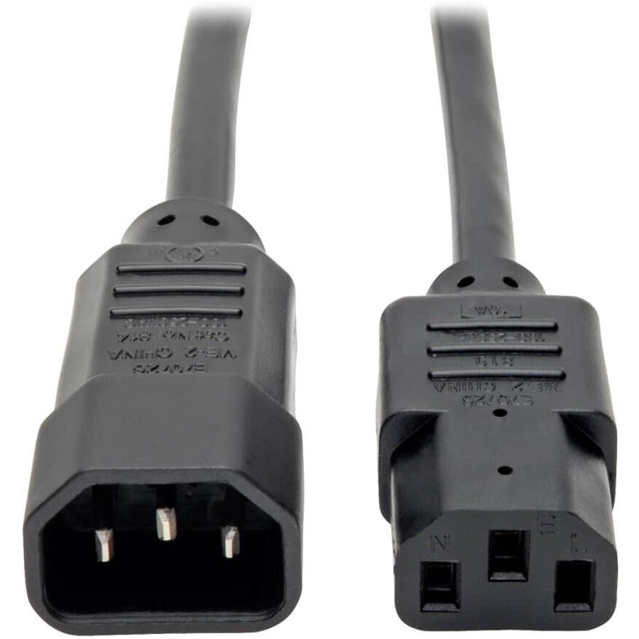 Tripp Lite by Eaton PDU Power Cord C13 to C14 - 13A 250V 16 AWG 5 ft. (1.52 m) Black - P004-005-13A