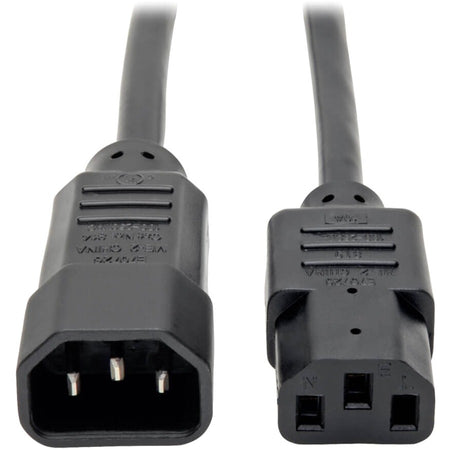 Tripp Lite by Eaton PDU Power Cord C13 to C14 - 13A 250V 16 AWG 5 ft. (1.52 m) Black - P004-005-13A