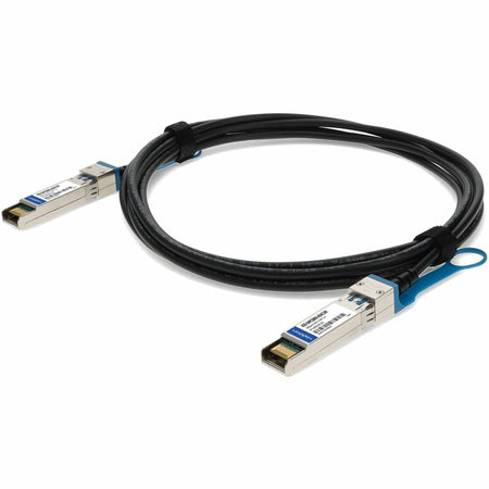 HP JD096B to Brocade (Formerly) 10G-SFPP-TWX-0101 Compatible TAA Compliant 10GBase-CU SFP+ to SFP+ Direct Attach Cable (Active Twinax, 1m) - ADD-SHPCSBRA-ADAC1M