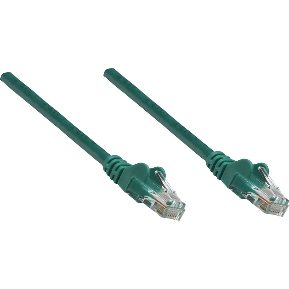 Intellinet Network Solutions Cat5e UTP Network Patch Cable, 1.5 ft (0.5 m), Green - 325912