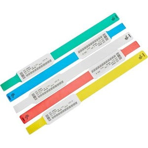 Zebra Z-Band UltraSoft Wristband Cartridge Kit (Green) - 10015355-3K