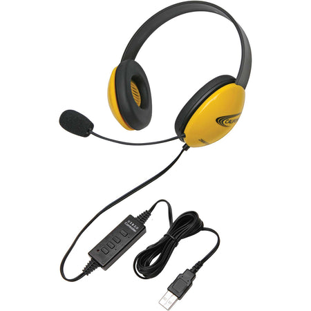 Califone Listening First Stereo Headset - 2800YL-USB