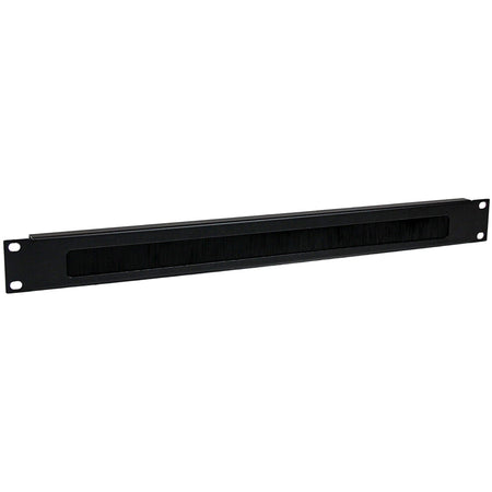 StarTech.com 1U High-density Brush Strip Cable Management Panel, Sturdy Steel Horizontal Data Centre Cable Organizer - CMBRUSH1U